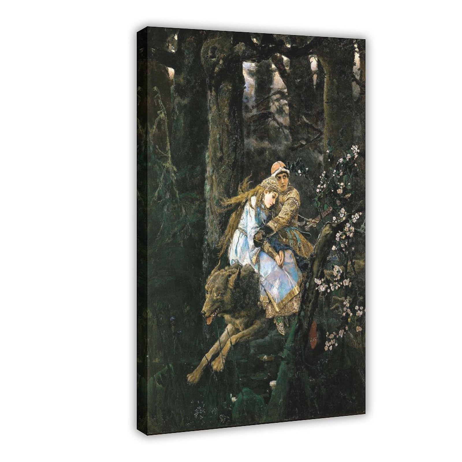 Impression sur toile Viktor Vasnetsov loup gris salon - 8