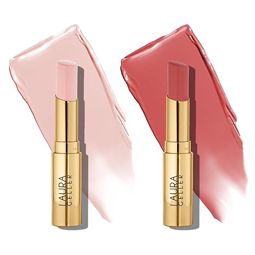 LAURA GELLER NEW YORK Bálsamo labial teñido Jelly Balm Duo - Just Peachy + Sheerly Amazing