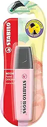 Marca Texto – STABILO BOSS ORIGINAL Pastel – Pacote com 1 unidade – Rosa