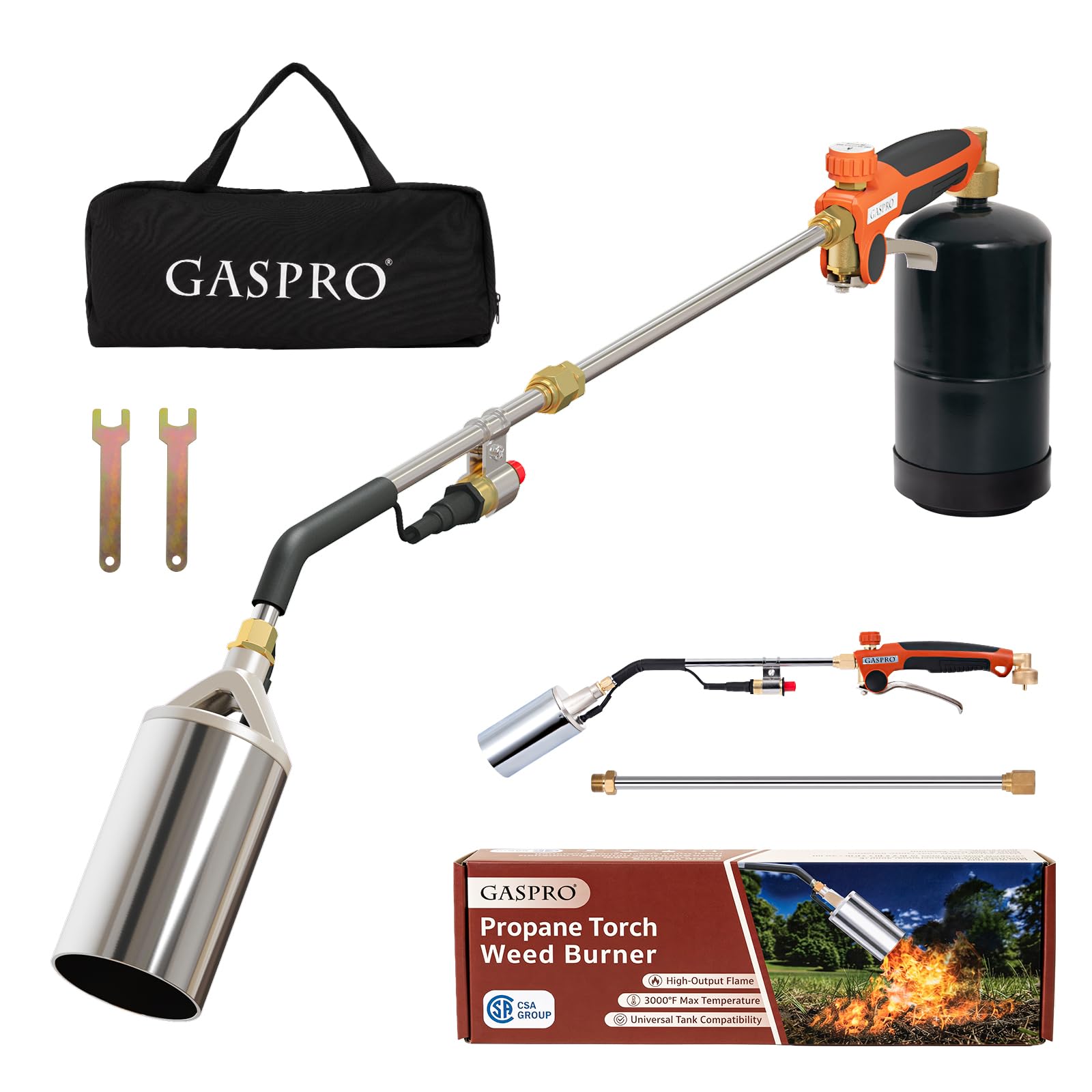 GASPRO Propane Torch Weed Burner Kit