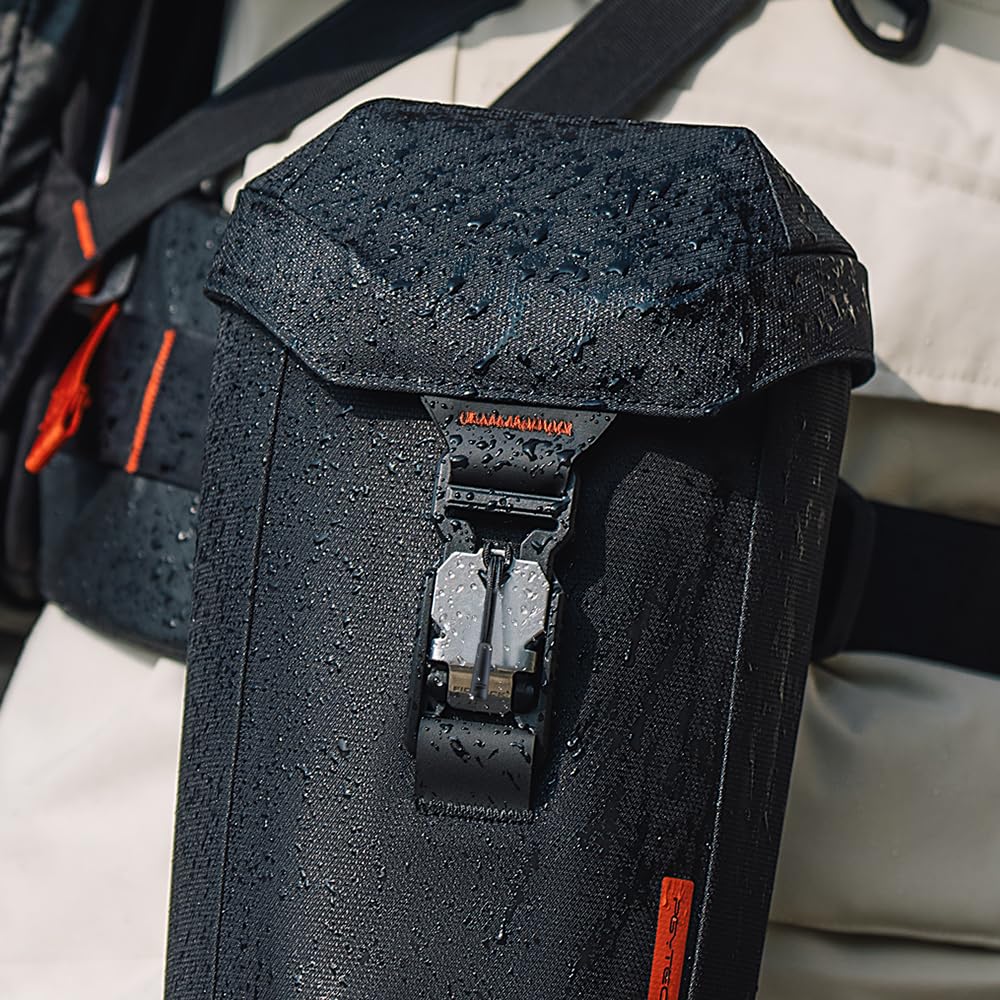 PGYTECH objektivtasche, kameraobjektiv, kameraaufbewahrung, schutz, einhandbedienung, objektivtasche, spritzwassergeschützt, magnetschnalle, schicht, Schwarz , Mサイズ, Kamera-Objektivtasche