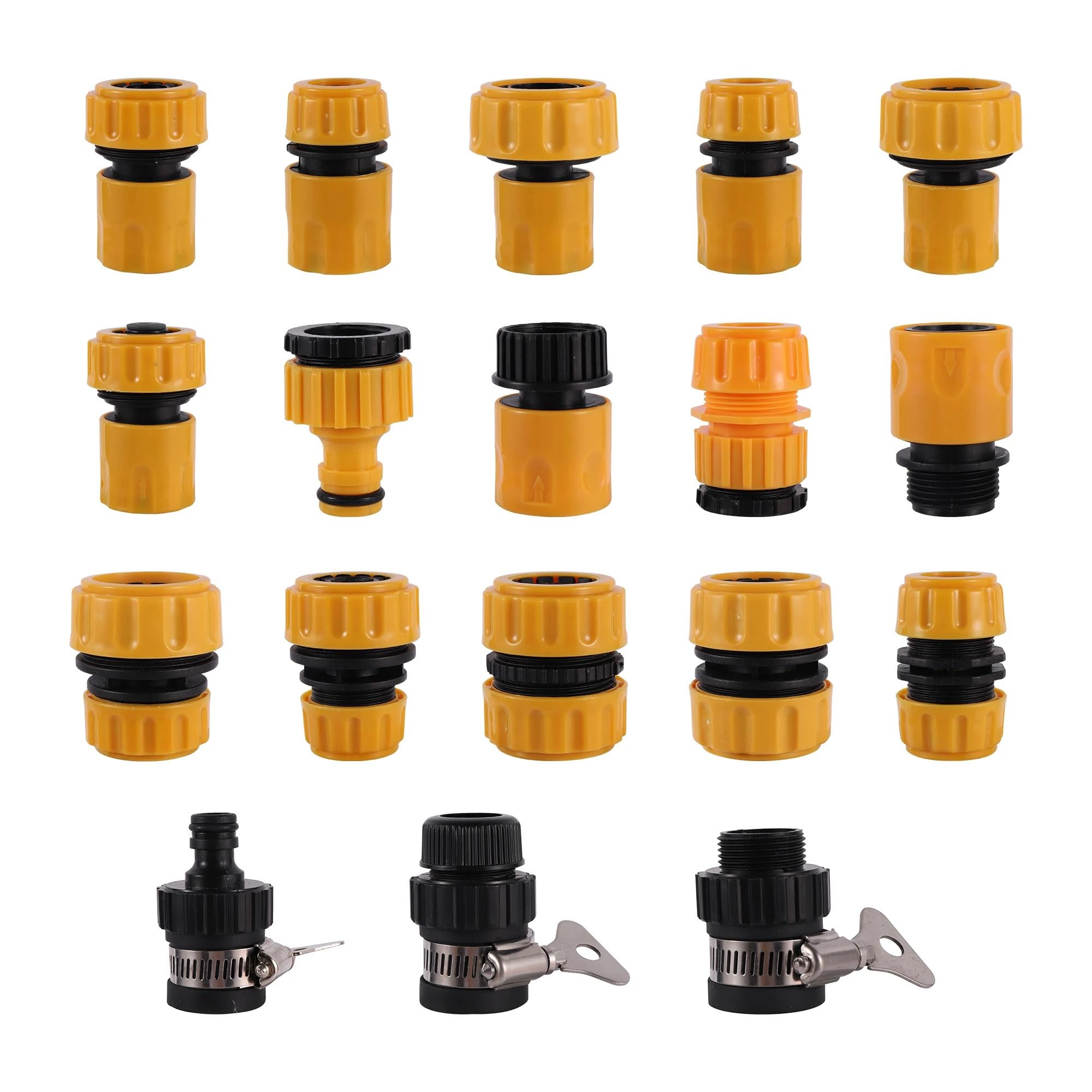 RUAJOGYNVM 16mm Water Pipe Quick Connector Hose Fitting Cooling Irrigation Drip Kit Garden Watering (0047) RUAJOGYNVM