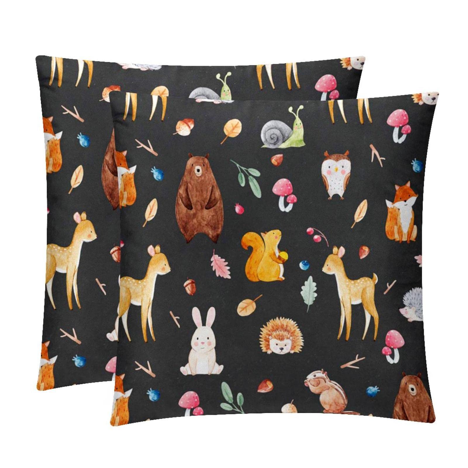 Housse de coussin lombaire en lot de 2 chic pour un décor de ferme raffiné