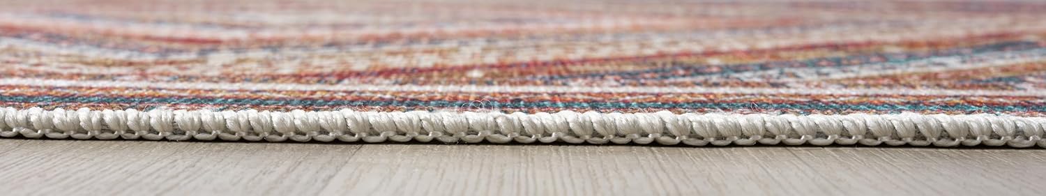 Keen Home Design 3x5 Rug - Machine Washable Entry Rug with Non-Slip Backing, Ideal for Enteryway, Kitchen, Bathroom, Laundry Room - Vintage, Easy Clean, Durable, Low Pile Rug - (3' x 5') - Image 6