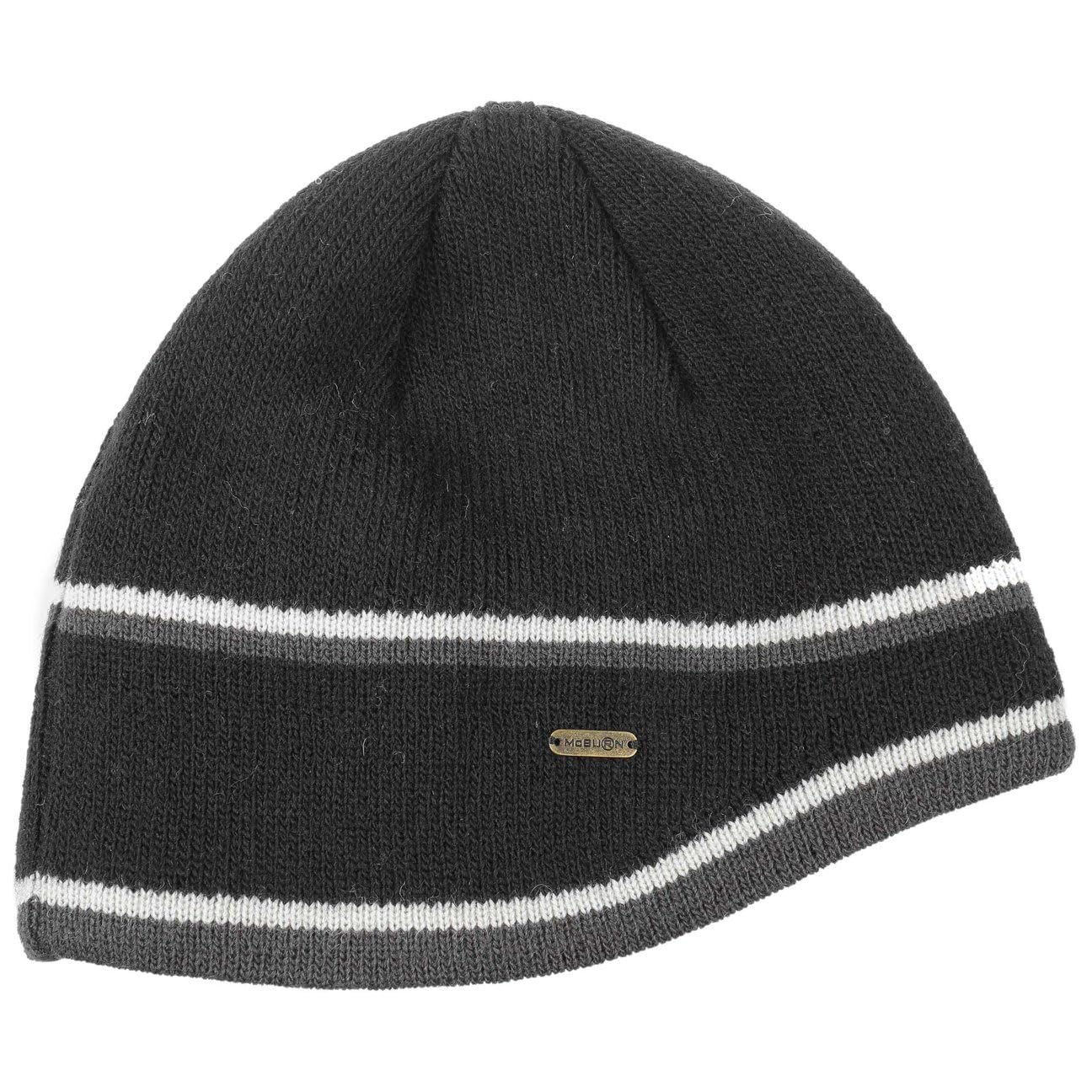 Bonnet avec Protege-Oreilles Femme/Homme - Made in Italy pour Femme en Laine Homme Doublure, Doublure Hiver Automne-Hiver