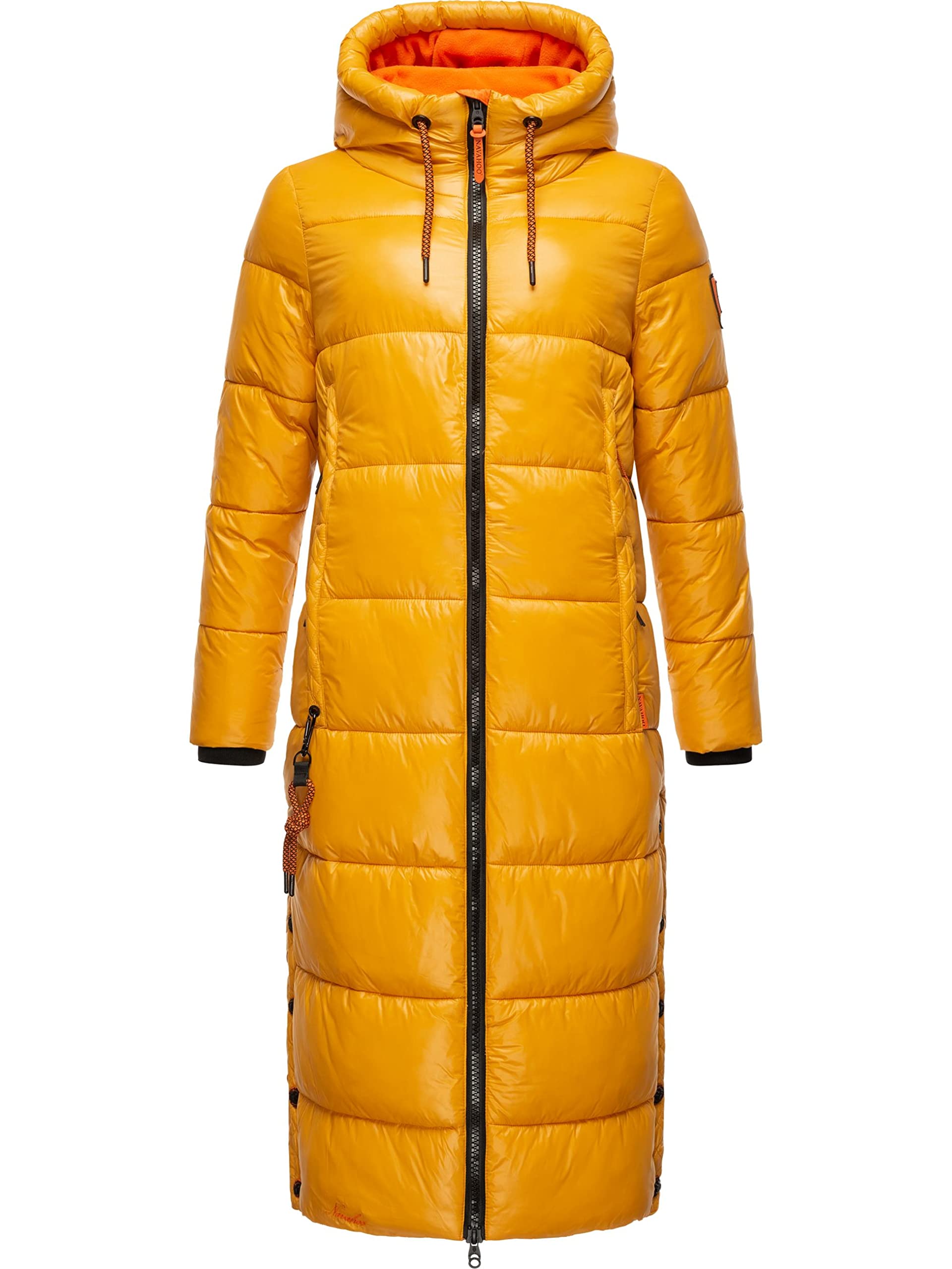 Navahoo Damen warmer Winter Steppmantel mit Kapuze Schmuseengel XS-XXL