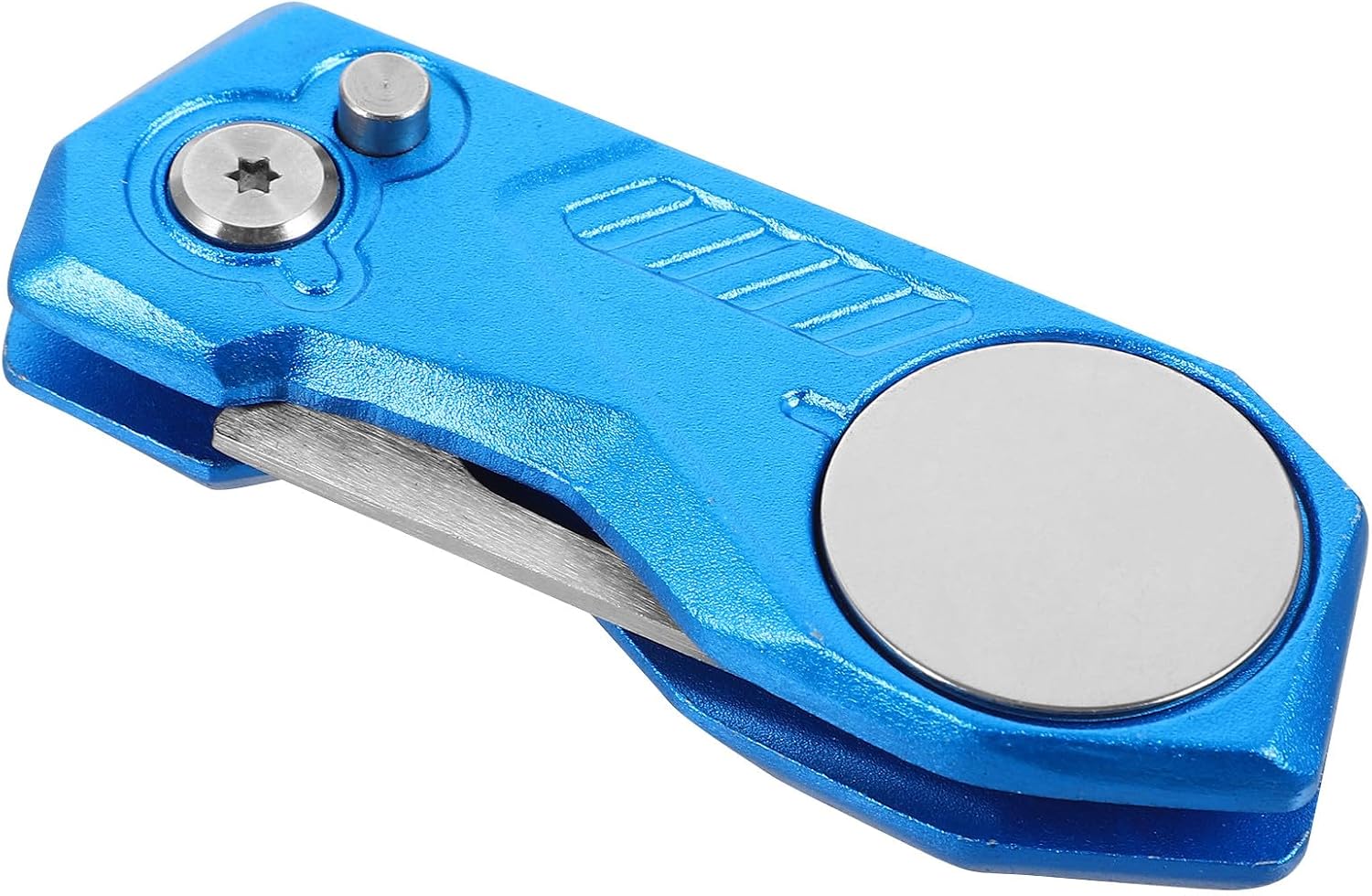 Golf Divot Repair Tool and Portable Ball Marker, Wear-Resistant Metal Divot Fork with Foldable Design for Outdoor Golf Course Lawn Repair