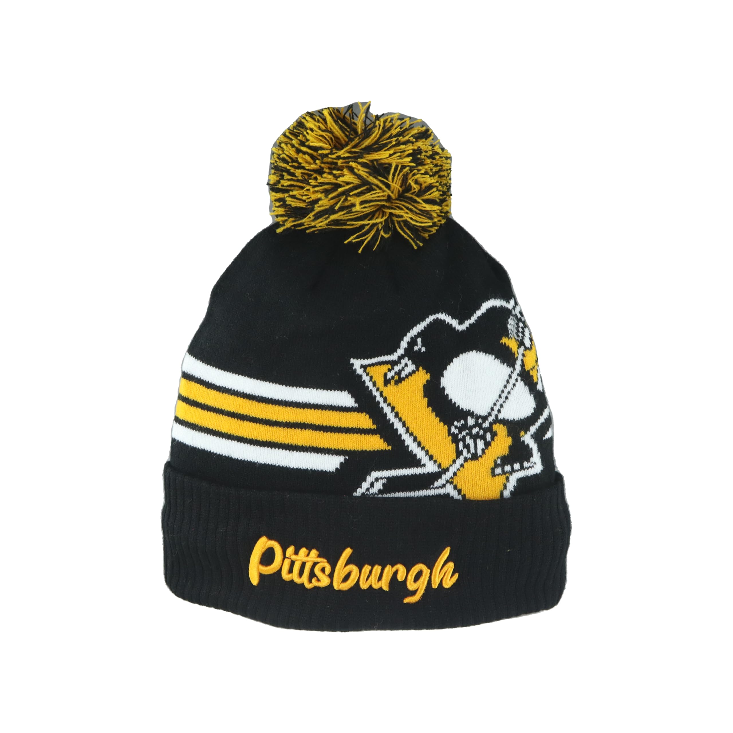 ZHATS NHL Unisex-Adult NHL Officially Licensed Beanie Pom Rush