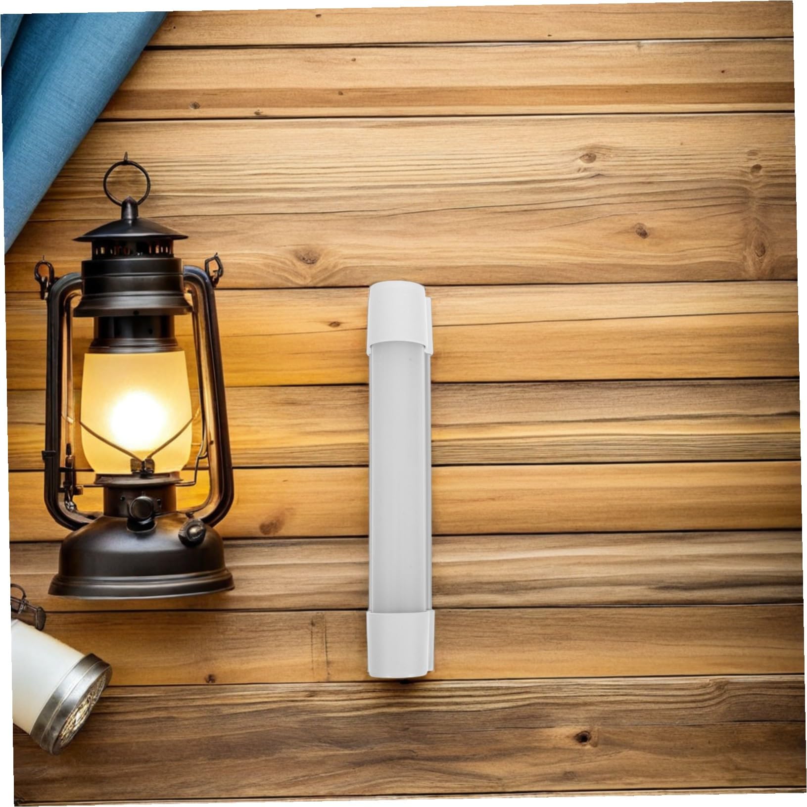 Cabilock Barra de Luz LED Magnética y Batería de 2200mah para Camping Puerto USB Gancho Lámpara Portátil de Plástico para Carpa y Actividades al Aire Libre