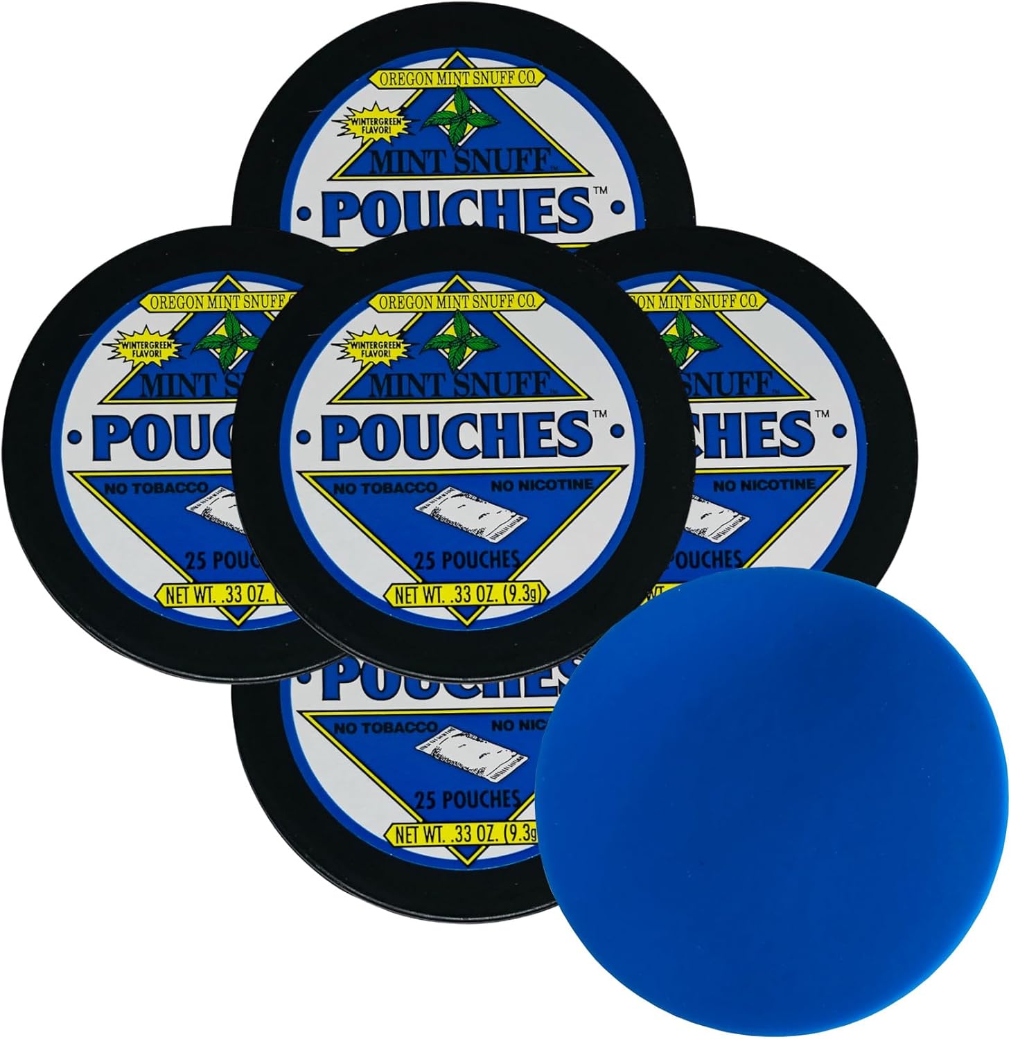 Amazon.com: Oregon Mint Snuff Wintergreen Pouch 5 Cans with DC Crafts ...