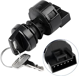 4011002 4012165 Ignition Key Switch for Polaris Sportsman 400 500 700 800 Ranger 400 425 500 570 700 800 900 1000 RZR 800 900 1000 Replace 4011142 4010390 4012164 Off/ON/Start 6 Pin 3 Position