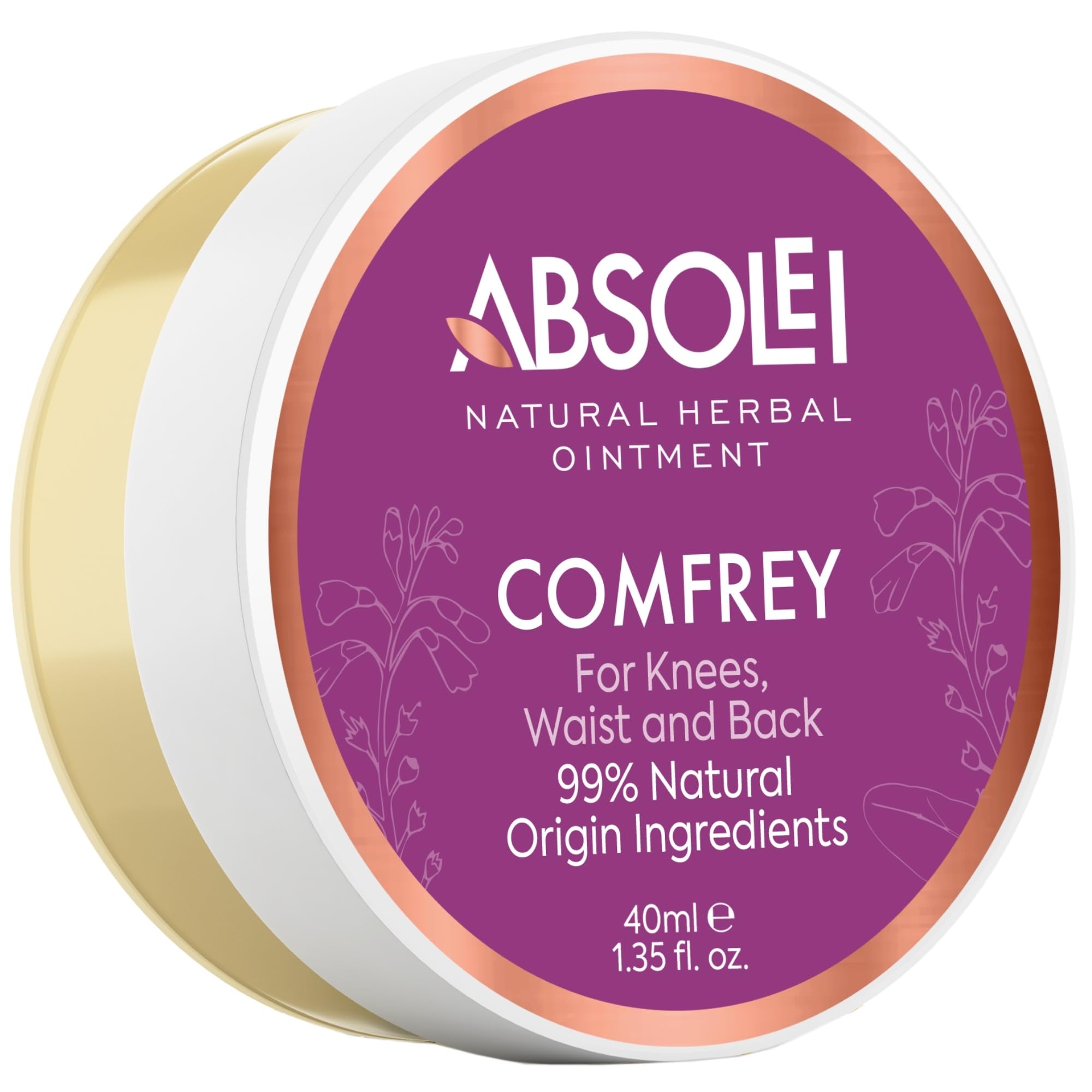 Sponsored Ad – Absolei Comfrey Ointment, Natural Ointment for Joints, Stiffness and Swelling, 40 ml