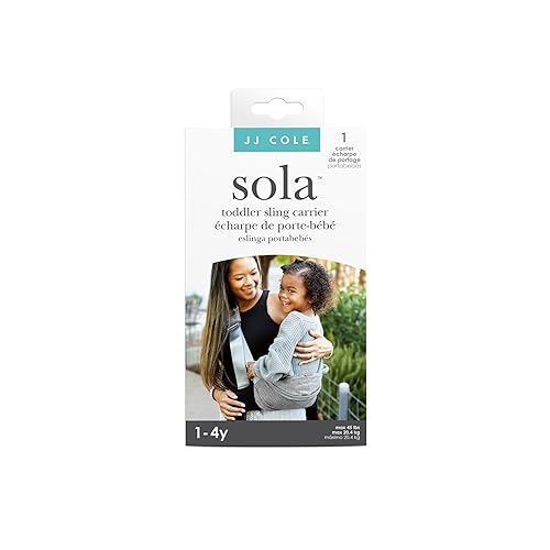 Miniatura 7 de JJ Cole Sola - Portabebés ajustable para niños pequeños y portabebés, esenciales para bebés, edades de 1 a 4 años o 45 libras