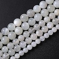 Vista 67 de 45 piezas de cuentas de jade birmano de piedra natural de 5⁄16 pulgadas (8 mm) para hacer joyería, pulseras de cristal de bricolaje