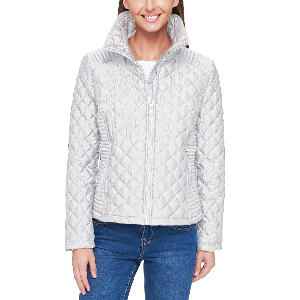 Andrew MarcMarc New York Ladies' Quilted Jacket (White, X-Large)