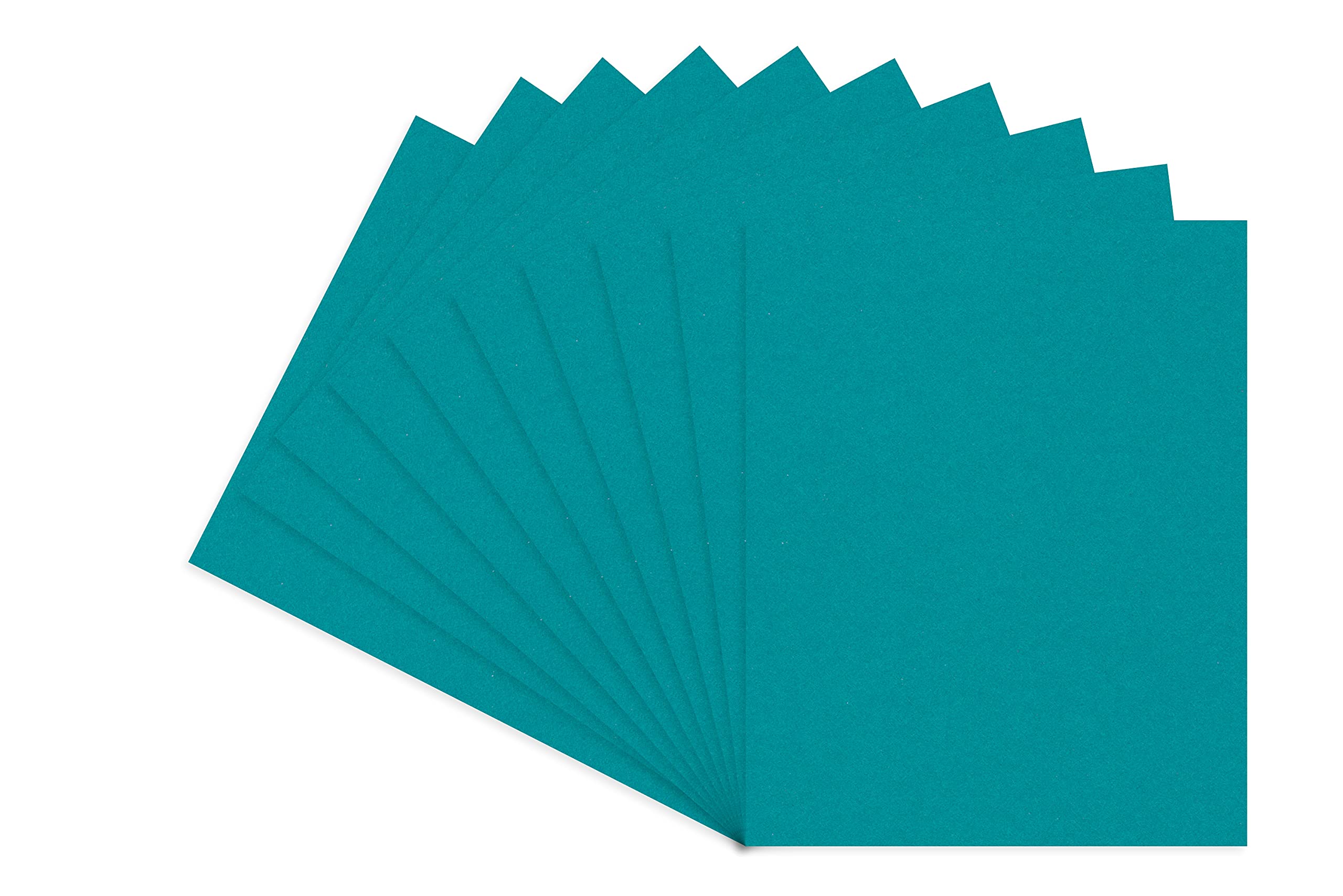 CountryArtHouse Teal Acid Free 8x10 Backing Board - Uncut Photo Mat Board - 50 Sheets
