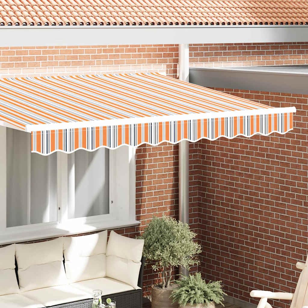 Grembiule di ricambio per tenda da sole, multicolore, in poliestere, larghezza 2,5 m, resistente alle intemperie e impermeabile, per tenda da sole, balcone, giardino, con tessuto resistente ai
