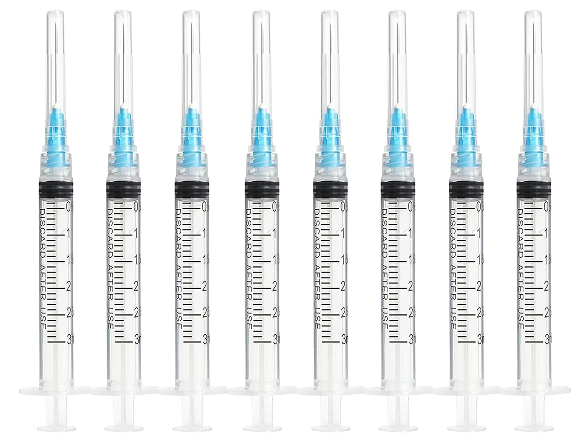 3ml Syringes with Needle - 23G, 1 Inch, 25 Pack -1 3ml Syringes with Needle - 23G, 1 Inch, 25 Pack -1
