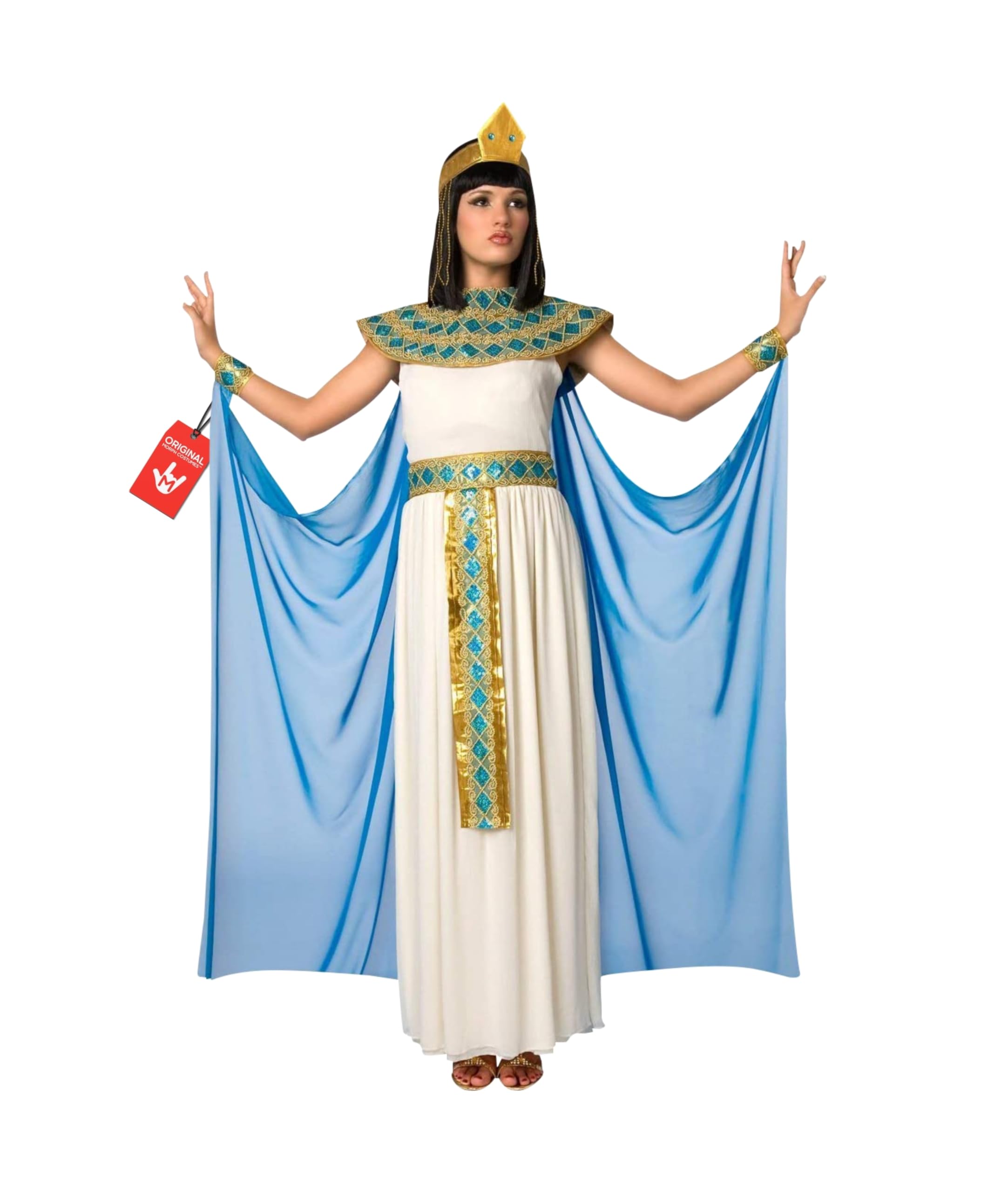 De Luxe Women's Cleopatre Costume, Women's Cleopatra Costume, Egyptian Women's Costume, Women's Egyptian Costume, Women's Carnival Costume