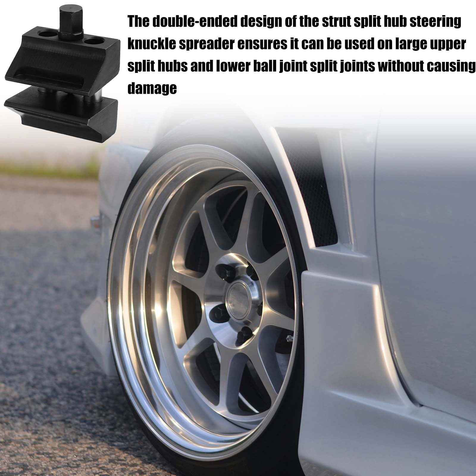 Divaricatore Per Fuso A Snodo Auto | Strumento Espansione Sospensioni | Per Mozzi Divisibili