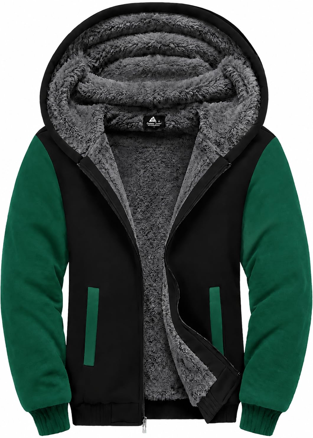 GEEK LIGHTING Boys Sherpa Lined Hoodie Kids Fleece Jacket Sweatshirt