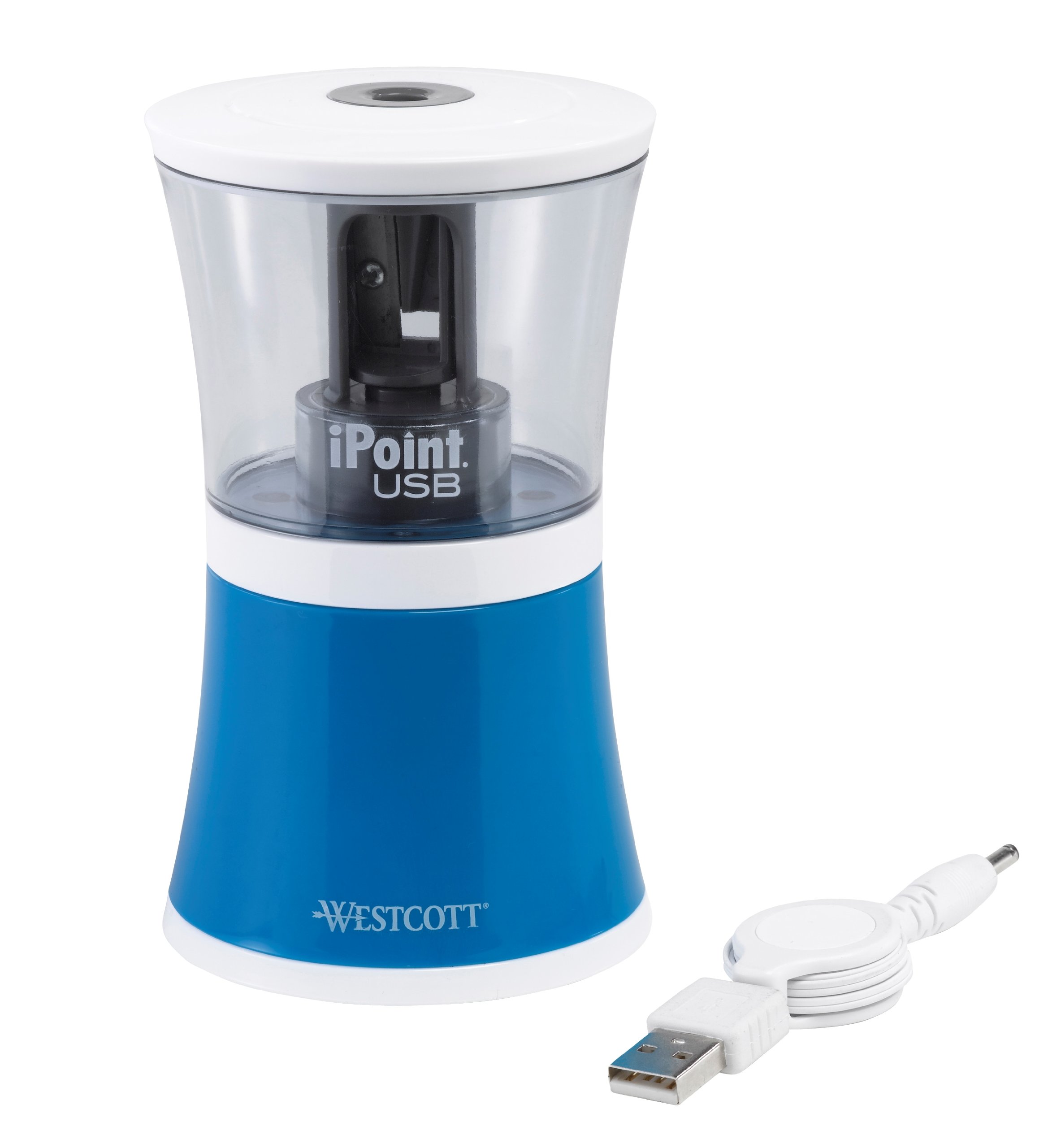Westcott Clusters Ipoint - Sacapuntas con batería y USB