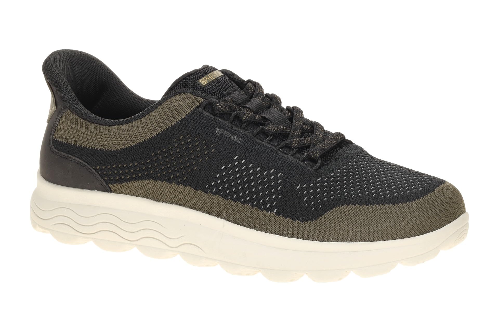 Geox Men's Black/Military Spherica Plus Man Size: 42