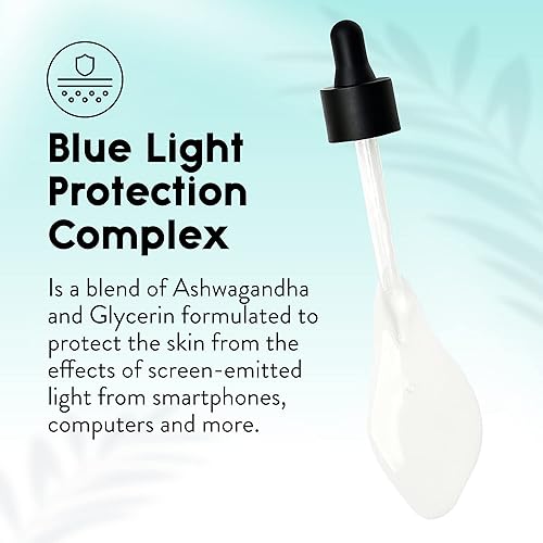 Miniatura 3 de Cleen Beauty Blue Light Defense Serum  Suero facial con complejo de protección de luz azul  Suero facial para mujeres  Suero para la cara - Sin