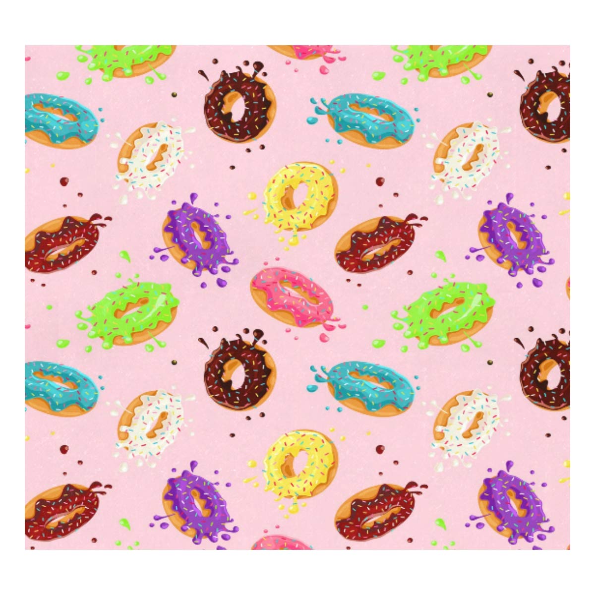 Taza de viaje aislada al vacío de acero inoxidable con doble pared a prueba de fugas, botella de color rosquilla personalizada impresa en cuero genuino envuelta termo termo termo 500 ml