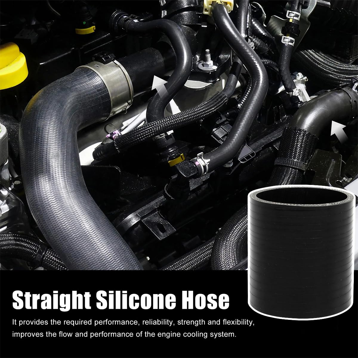 Tubo In Silicone Per Accoppiatore Per Auto Durevole 1.25" ID - Foto 12