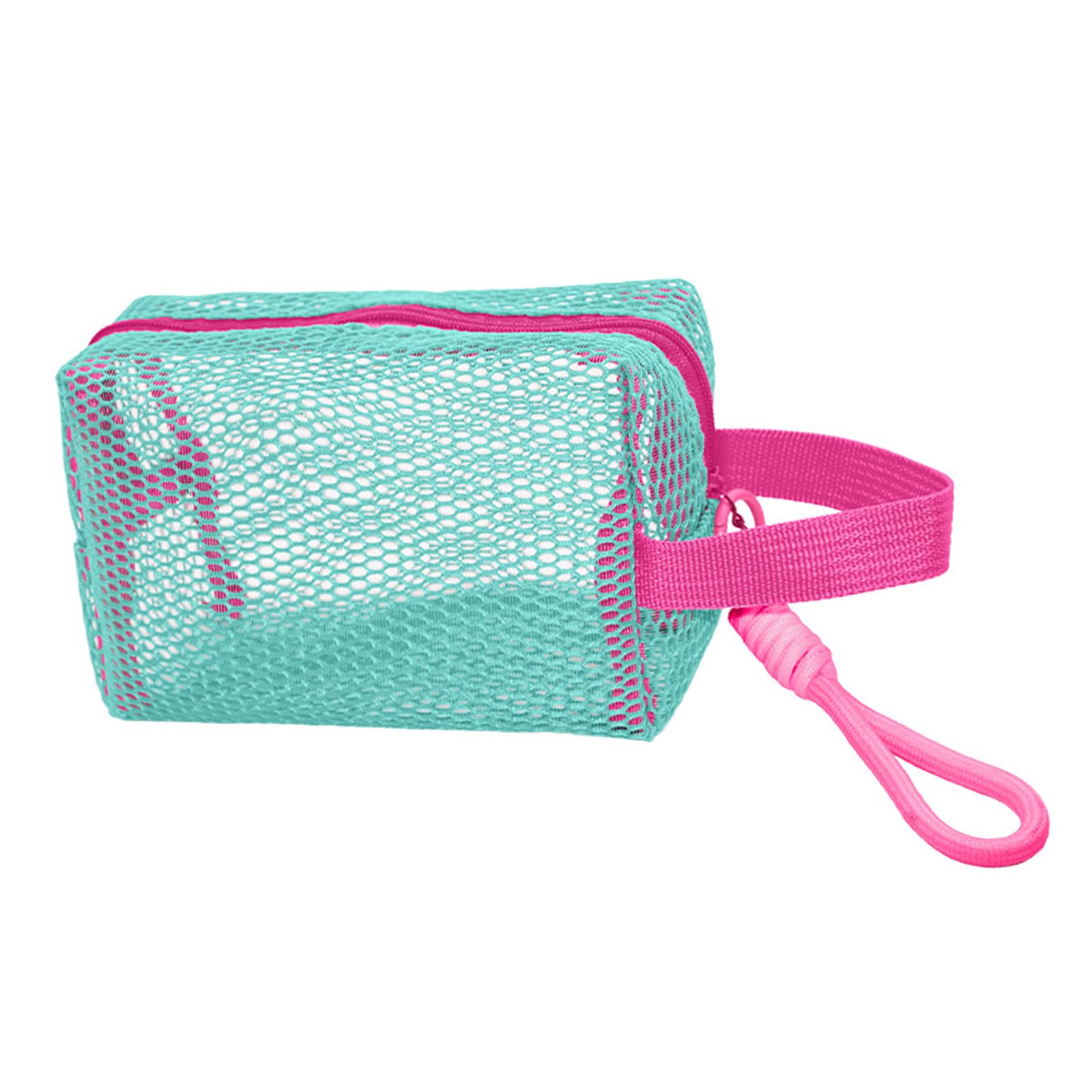 Xinsheinelry Clear Meshes Cosmetic Organizers Pouches Makeup Perfect for Gym Beach and Commuting Holds All Essential Eight Angled Makeup