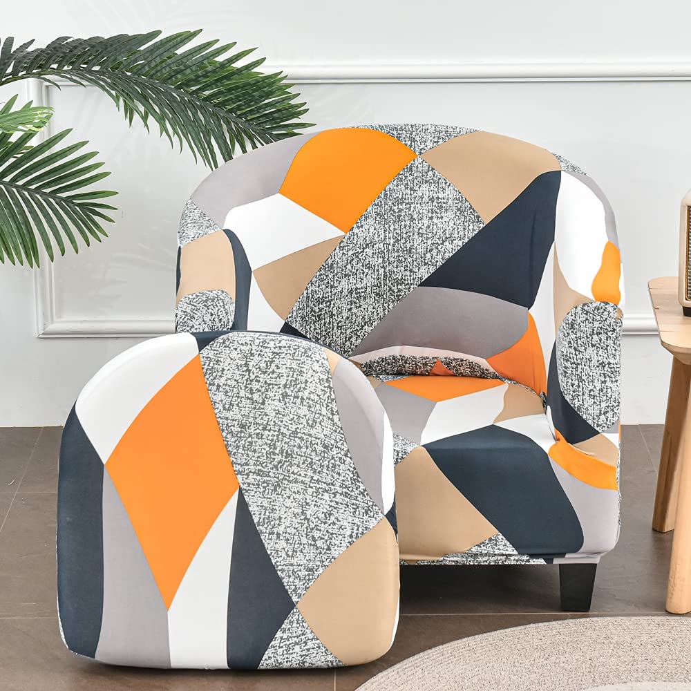 Housse de Chaise Chesterfield Cabriolet 2 pièces Housse Fauteuil Housses Chaise de Club Extensible Couvre Chaise Tullsta Cabriolet