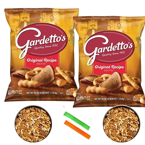 Miniatura 1 de Gardetto's Original Recipe Snack Mix - Bolsa grande de 40 onzas (paquete de 2) (80 onzas en total), mezcla de aperitivos crujientes, aperitivos