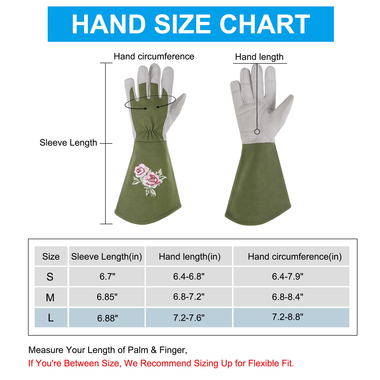 PATIKIL Women Gardening Gloves Thorn Proof - Image 2