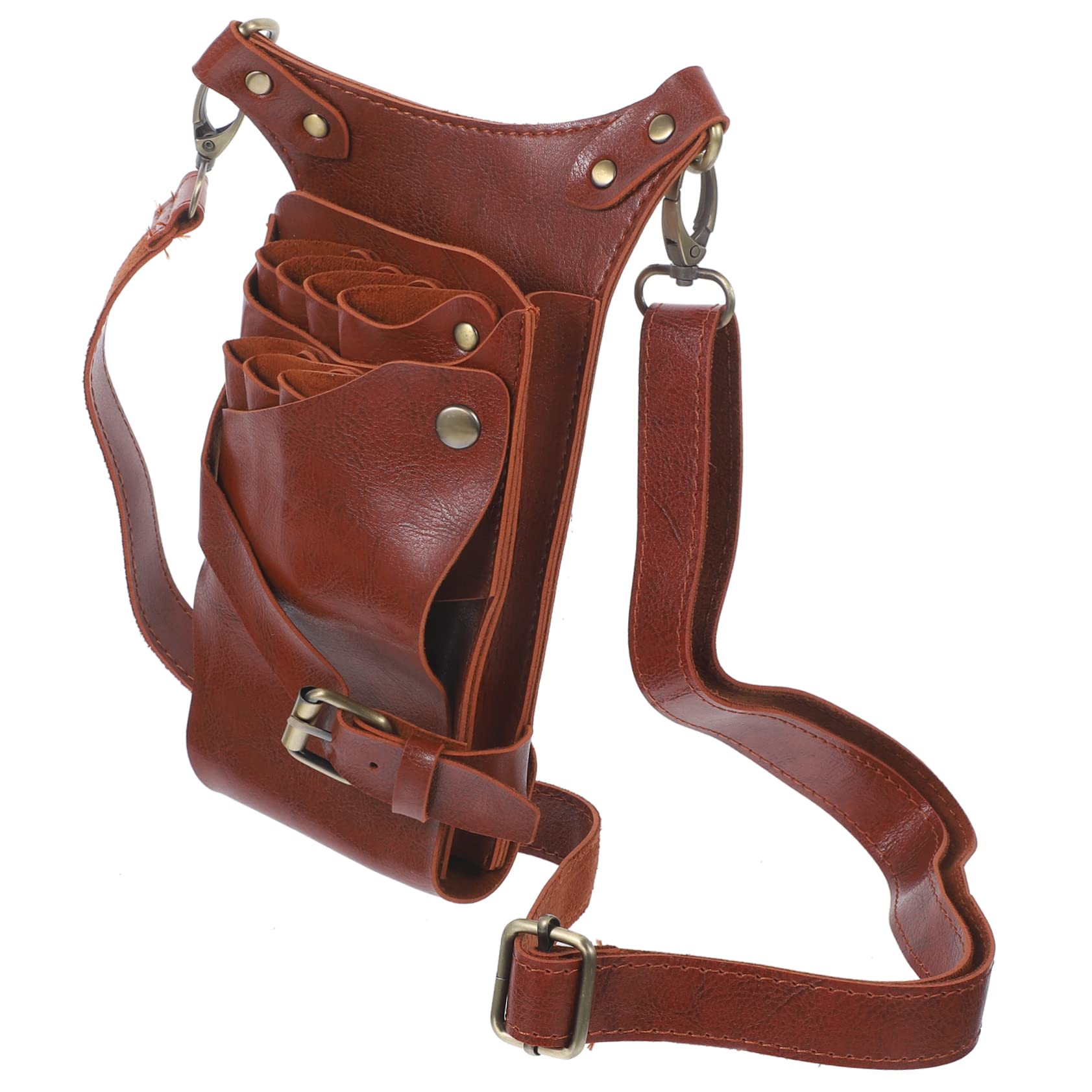 Mikinona Scissor Fanny Pack for Hairstylists Hair Scissors Kit Barber Supplies Professional Hair Tools Pouch