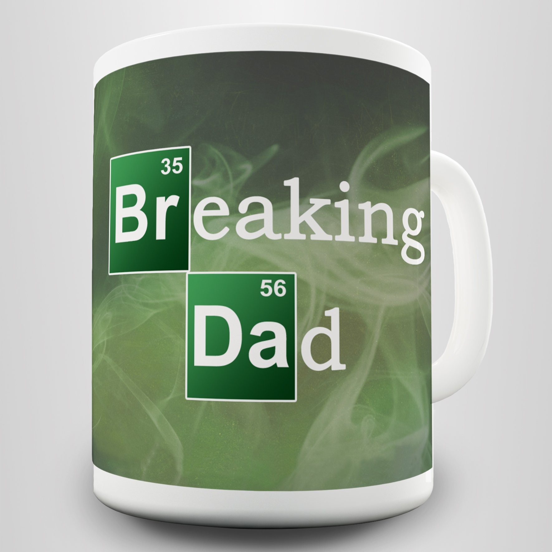 Daemon Design White Breaking Dad Gift Mug
