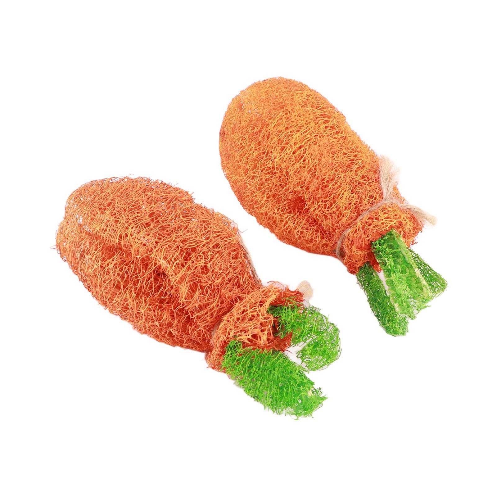 Lapin Loofah Carotte Jouets Drôles Dents Naturelles Grinçage