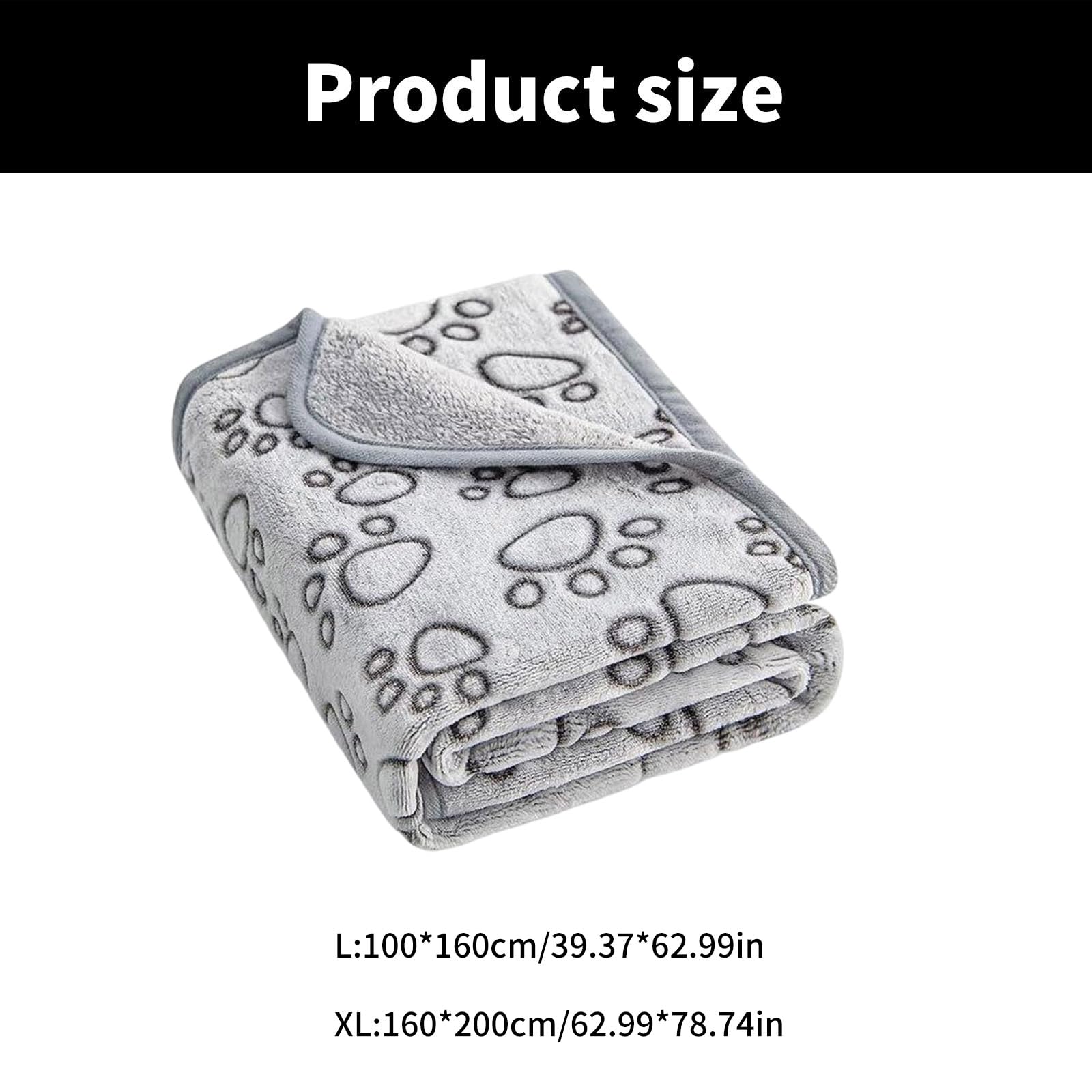 Manta para perros de felpa cómoda y cálida para perros y gatos, cojín de descanso, para todas las crías, para la perrera cubre el sofá lavable
