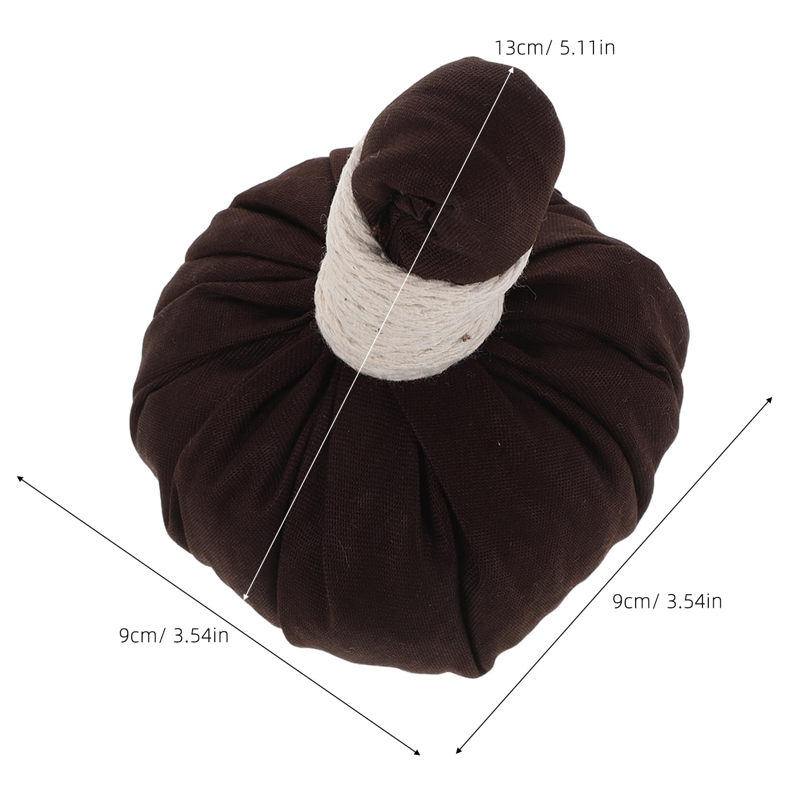 PLAFOPE Bolas de Masaje Tailandés de Hierbas Naturales 2 Piezas, Bola de Compresa Térmica Grande para Spa, Alivio Muscular para Espalda y Pies, Paquete Reutilizable para Bienestar