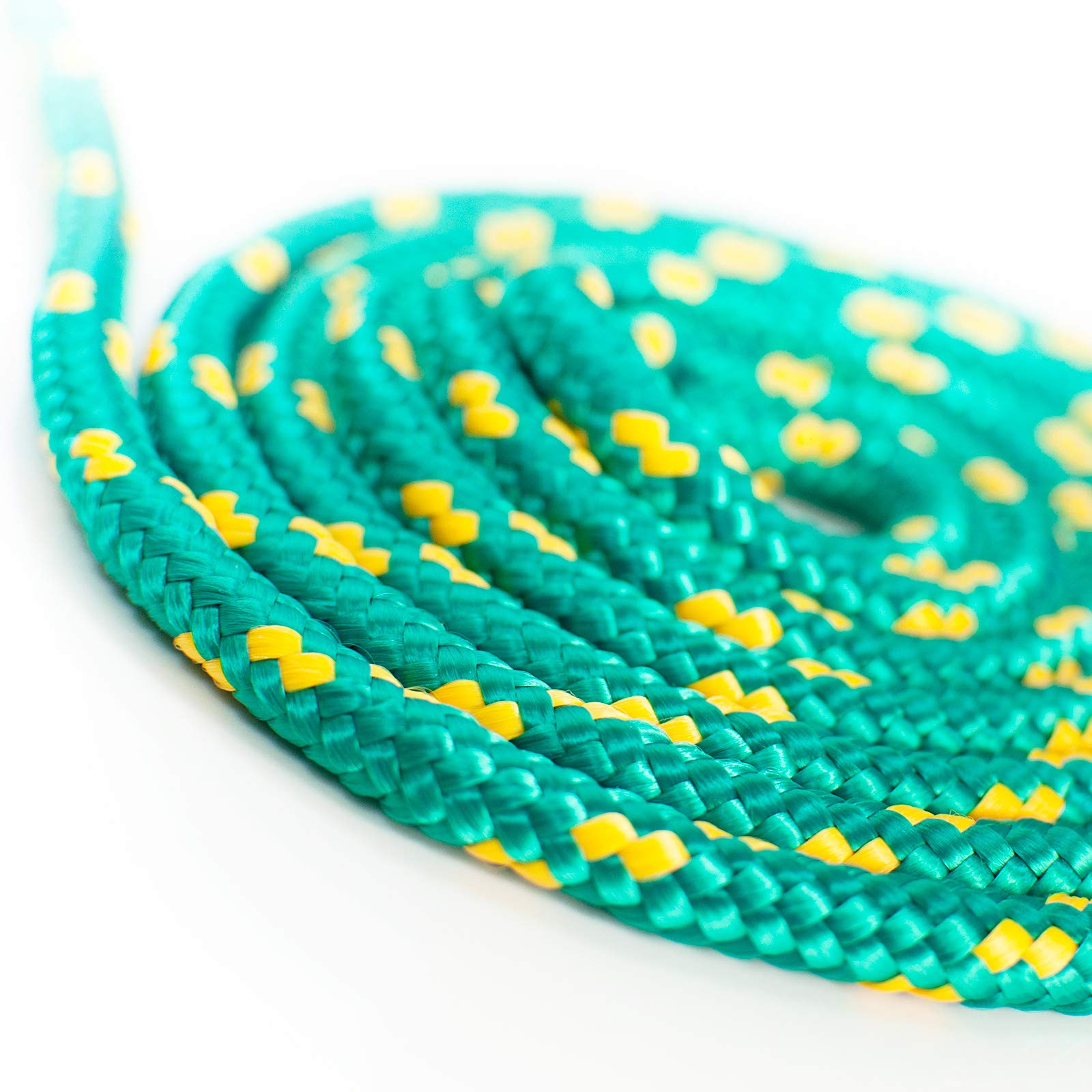 200m POLYPROPYLENSEIL 4mm GRÜN Traglast bis 180 kg Flechtleine Textilseil Leine Schnur Rope Kunststoffseil Polyseil geflochten