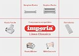Imperia PastaPresto Classic Line. Electric Fresh Pasta Machine. 100% Made in Italy. Fresh Pasta Machine in Steel with 220v Electric Motor. Electric Roller for Lasagne, Tagliolini, Fettuccine. - 6