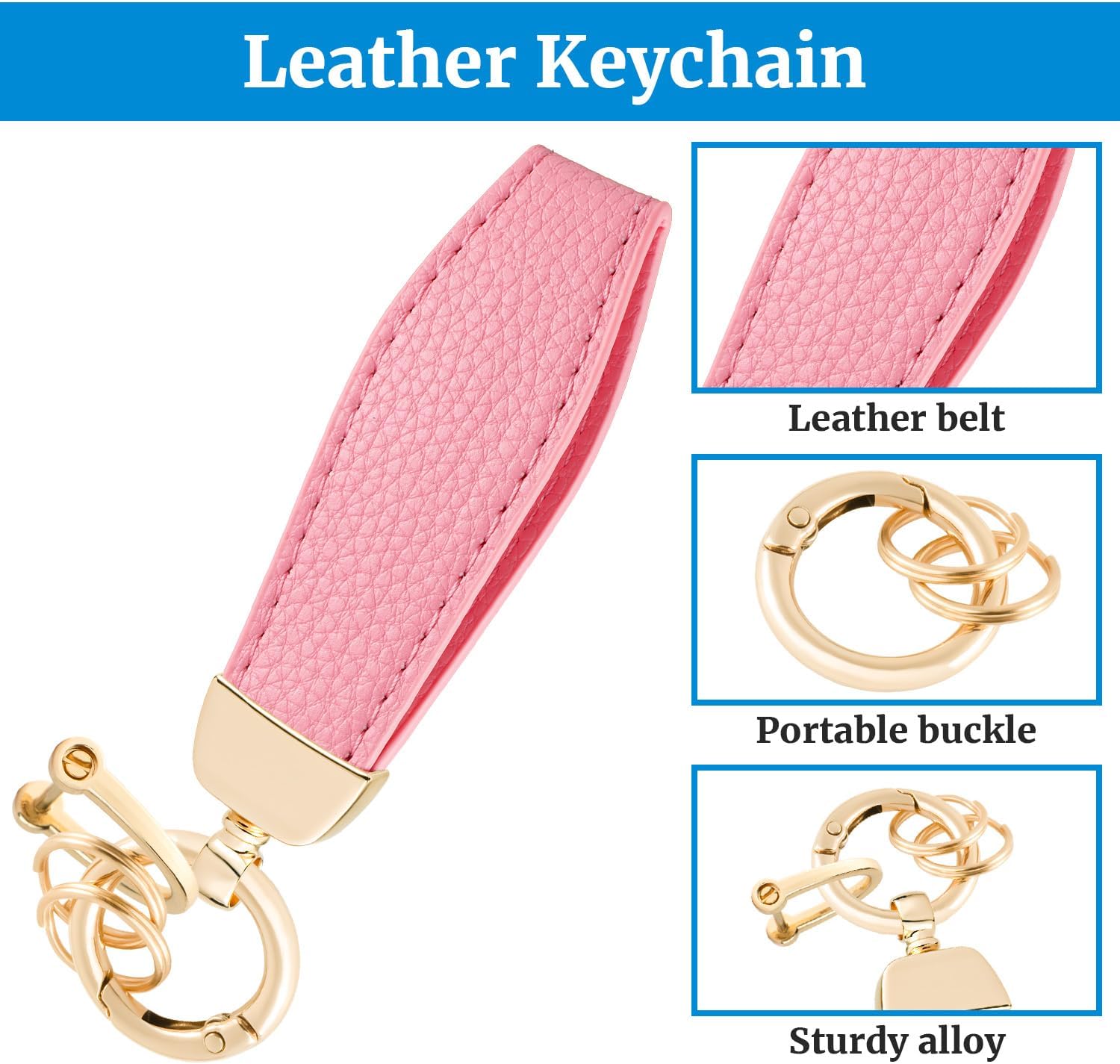 Key fob cover for KIA with Keychain, Soft TPU Leather Texture Key Case Shell for Telluride Sorento X-Line K4/K5 GT-Line EV5 Sportage 2023 2024 2025 2026, Pink