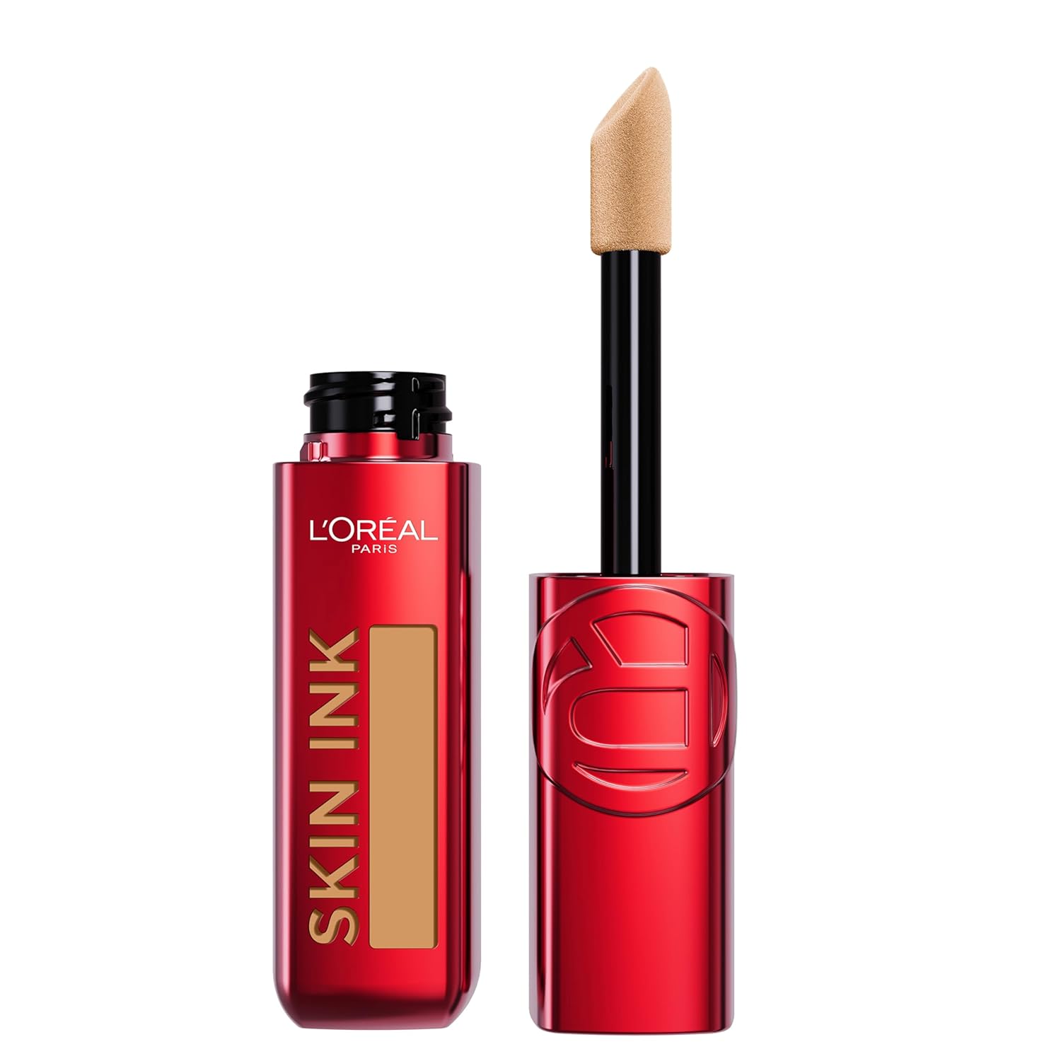 L’Oreal Paris Infallible Skin Ink 2-in-1 Foundation Concealer Hybrid Face Makeup, up to 48HR Transfer-Resistant with Buildable Light to Full Coverage, 325 Warm