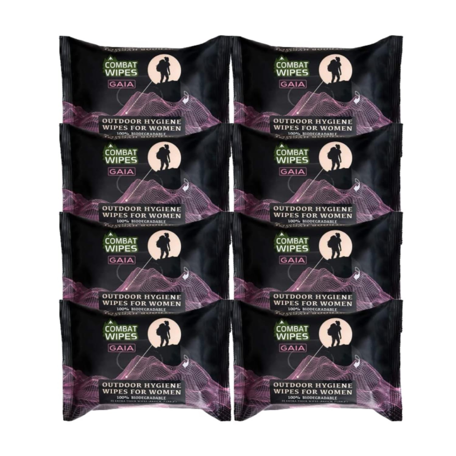Combat Wipes Gaia feminine outdoor wipes