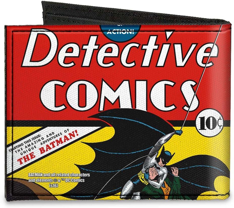 Buckle-Down Canvas Bi-fold Wallet - Classic Detective Comics Issue #27 F Accessory