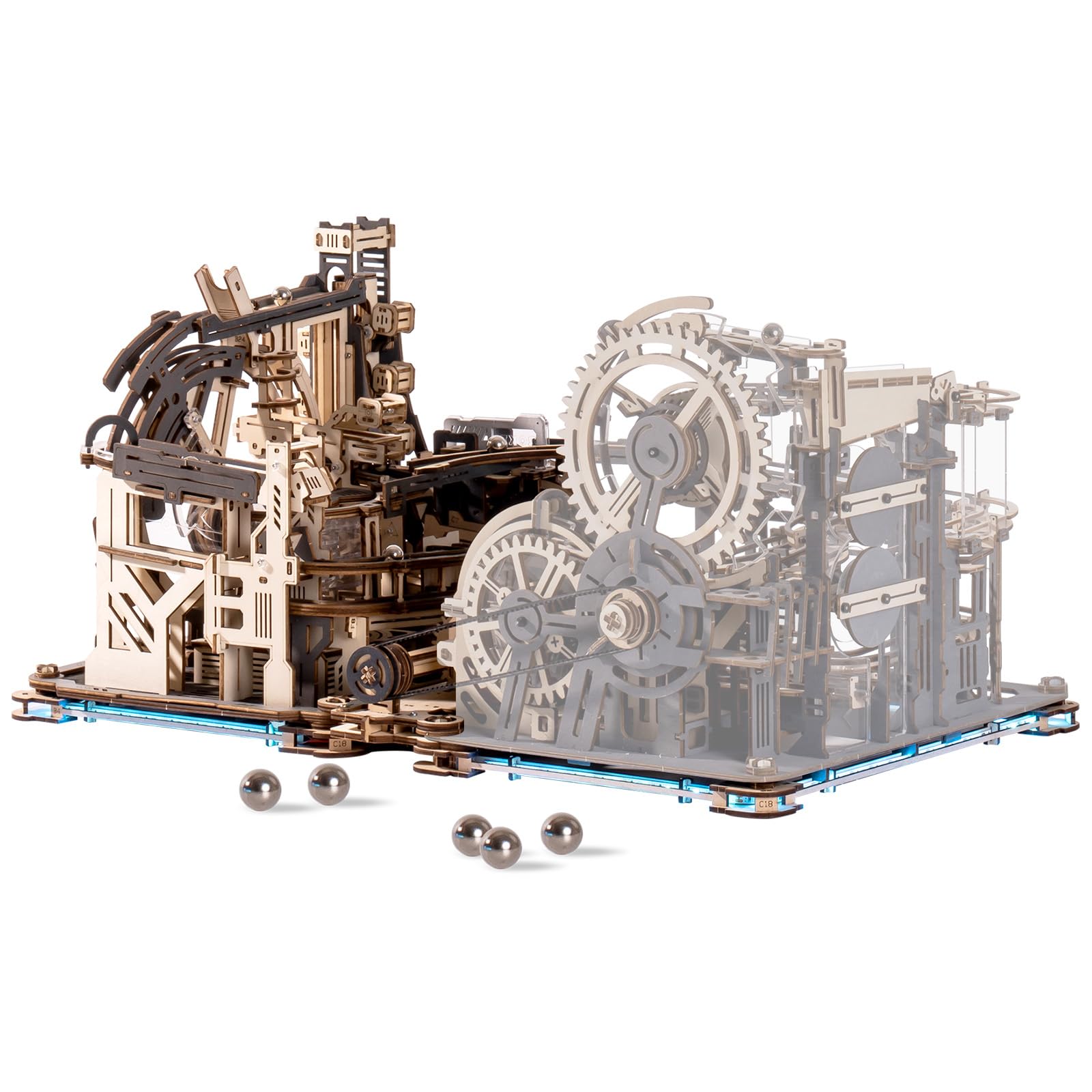 RoboTime - 3D-Murmelbahn-Puzzle Schokoladenfabrik