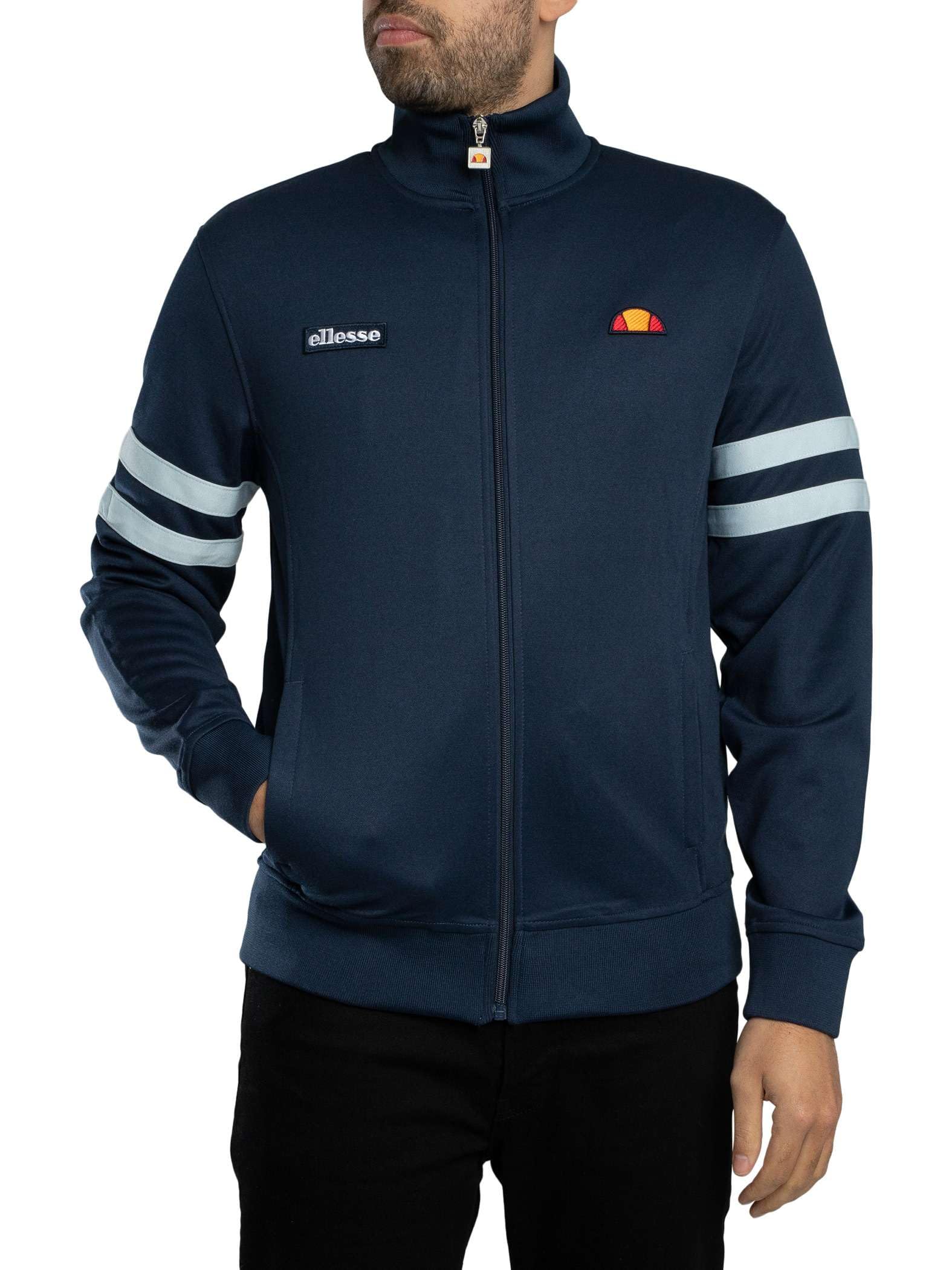Ellesse Men's Roma Track Top Jacket Navy/Light Blue