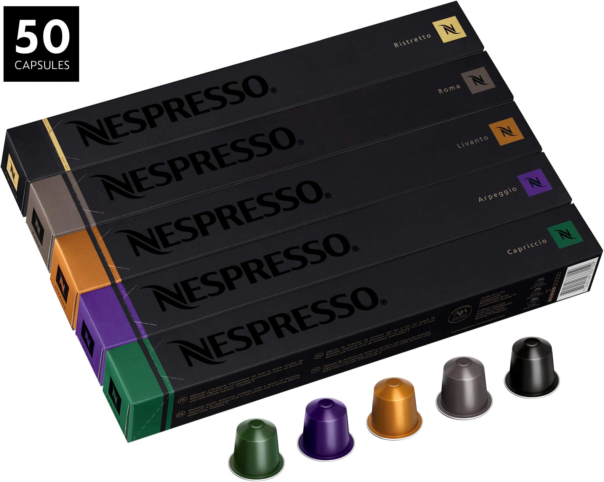 Nespresso Original Coffee Capsules (Mixed) 50