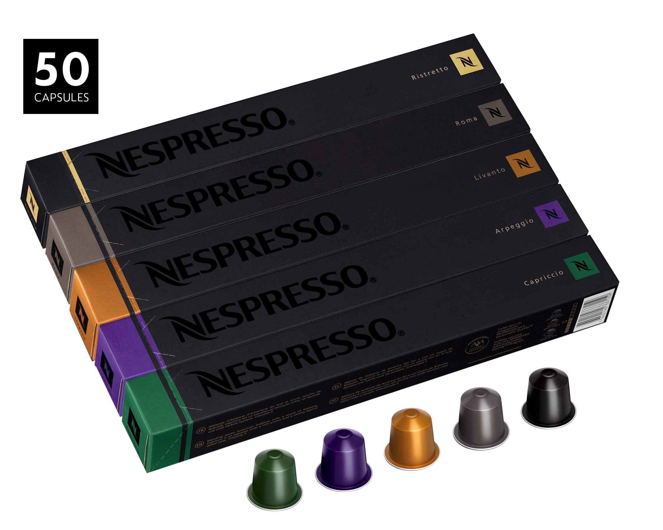 Nespresso Original Coffee Capsules (Mixed) 50