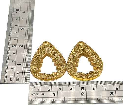 Miniatura 6 de AMZTOART Art DIY - Aretes de copo de nieve y árbol, moldes de resina de silicona, moldes de fundición de resina para hacer manualidades con moldes